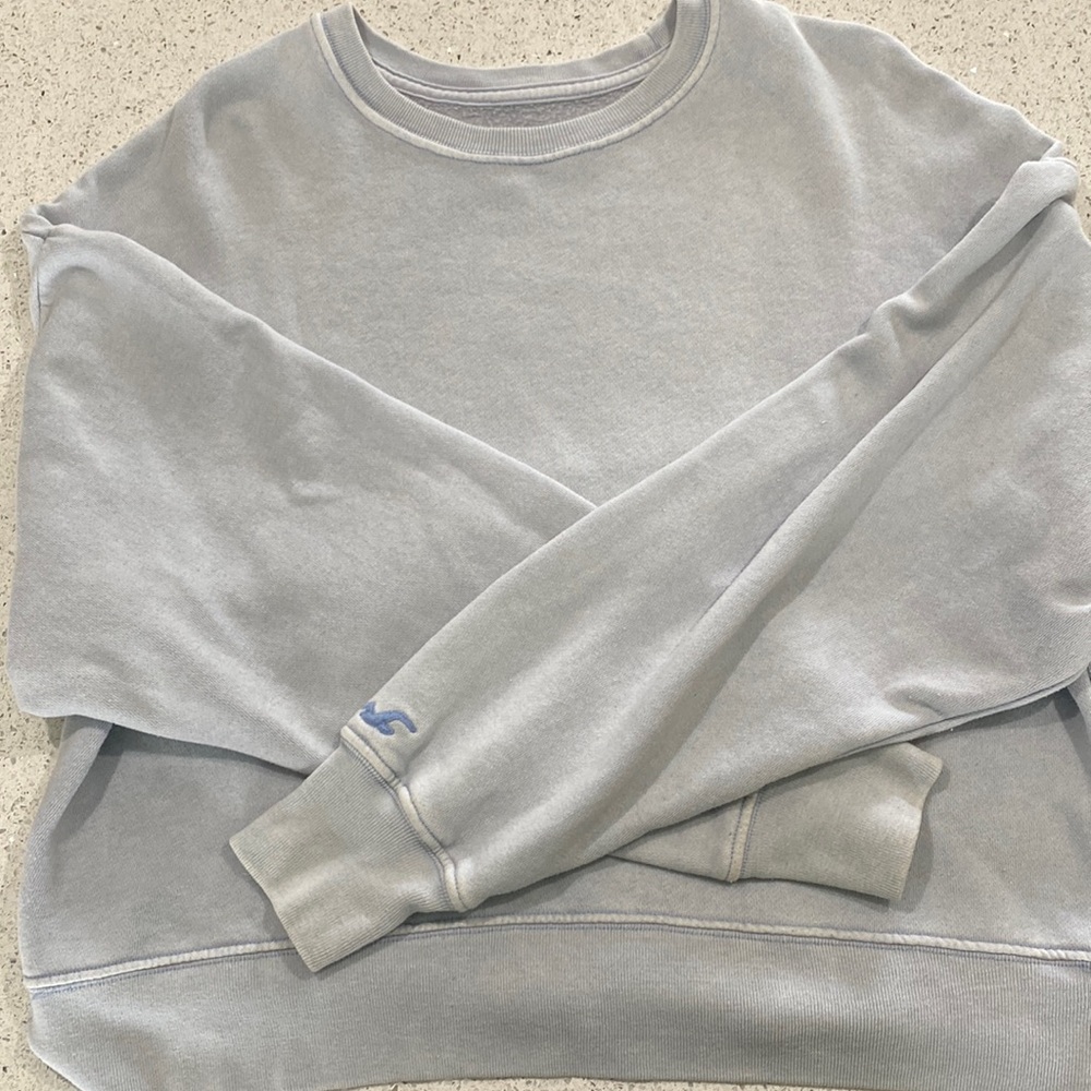 Hollister light blue crew neck.